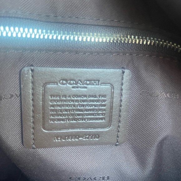 Coach Edie Shoulder Leather Bag 42 With Western Rivets. Original Price $660 - Picture 9 of 16